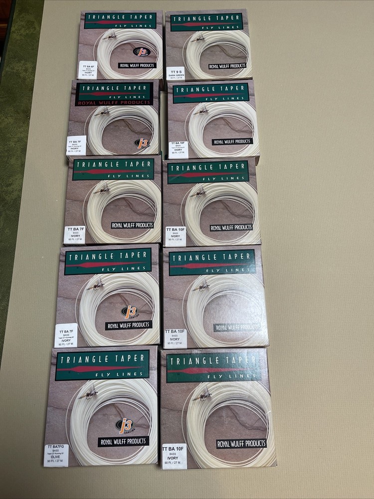 1 - PKG Royal Wulff Products Triangle Taper TT BA Multiple Weights Available