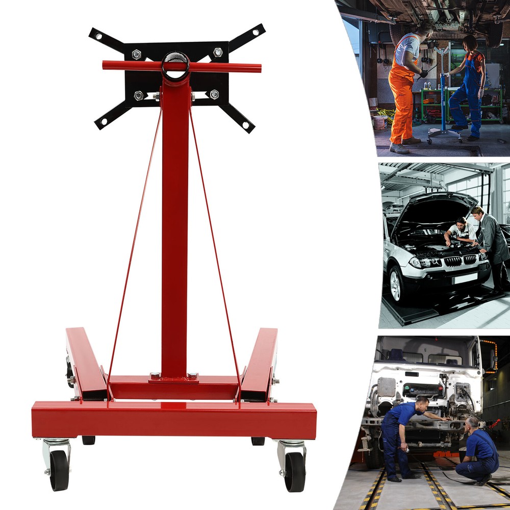 Vehicle Engine Block Stand 360 Degree Head 2000 LBS Folding Engine Stand