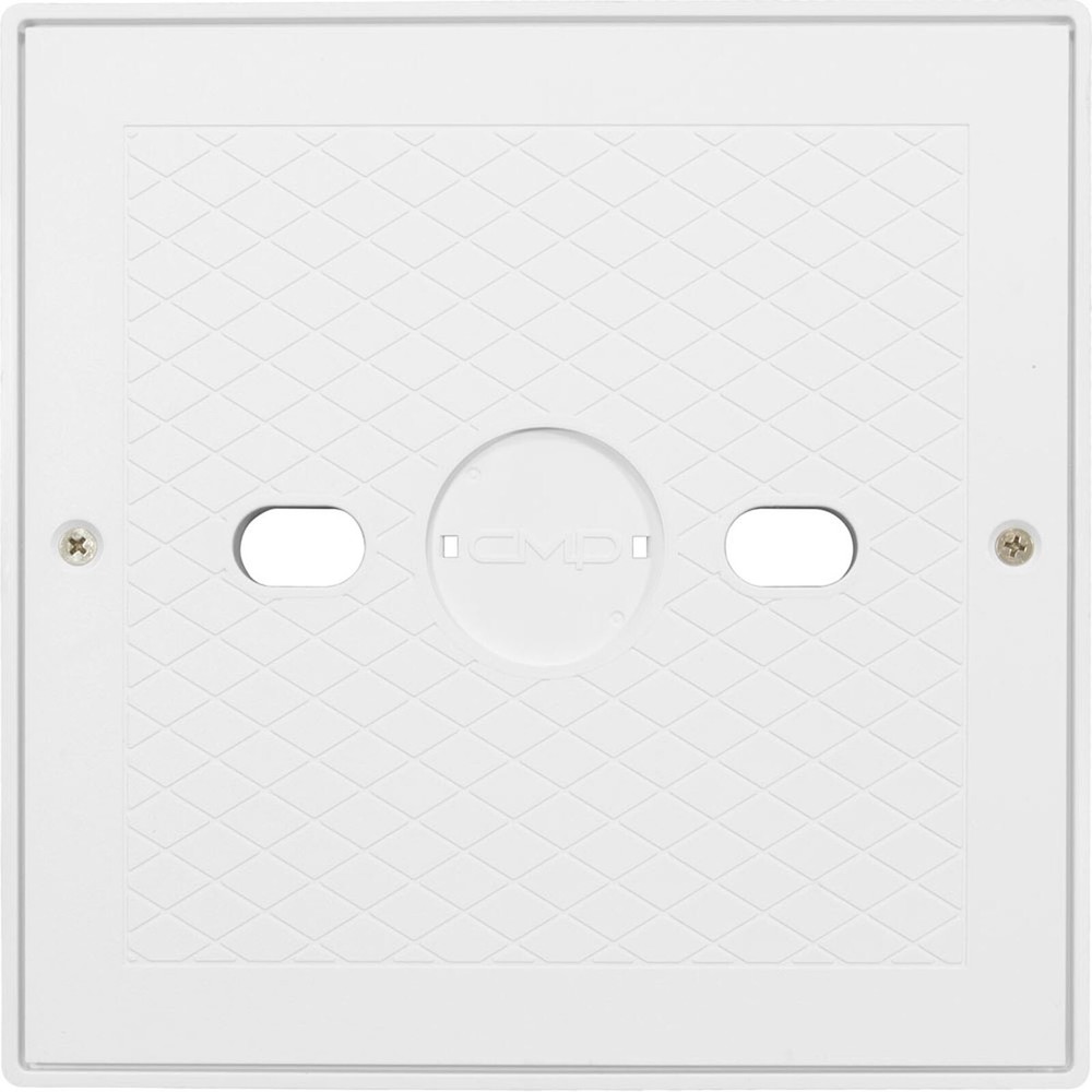 Square Lid And Collar Assembly, White