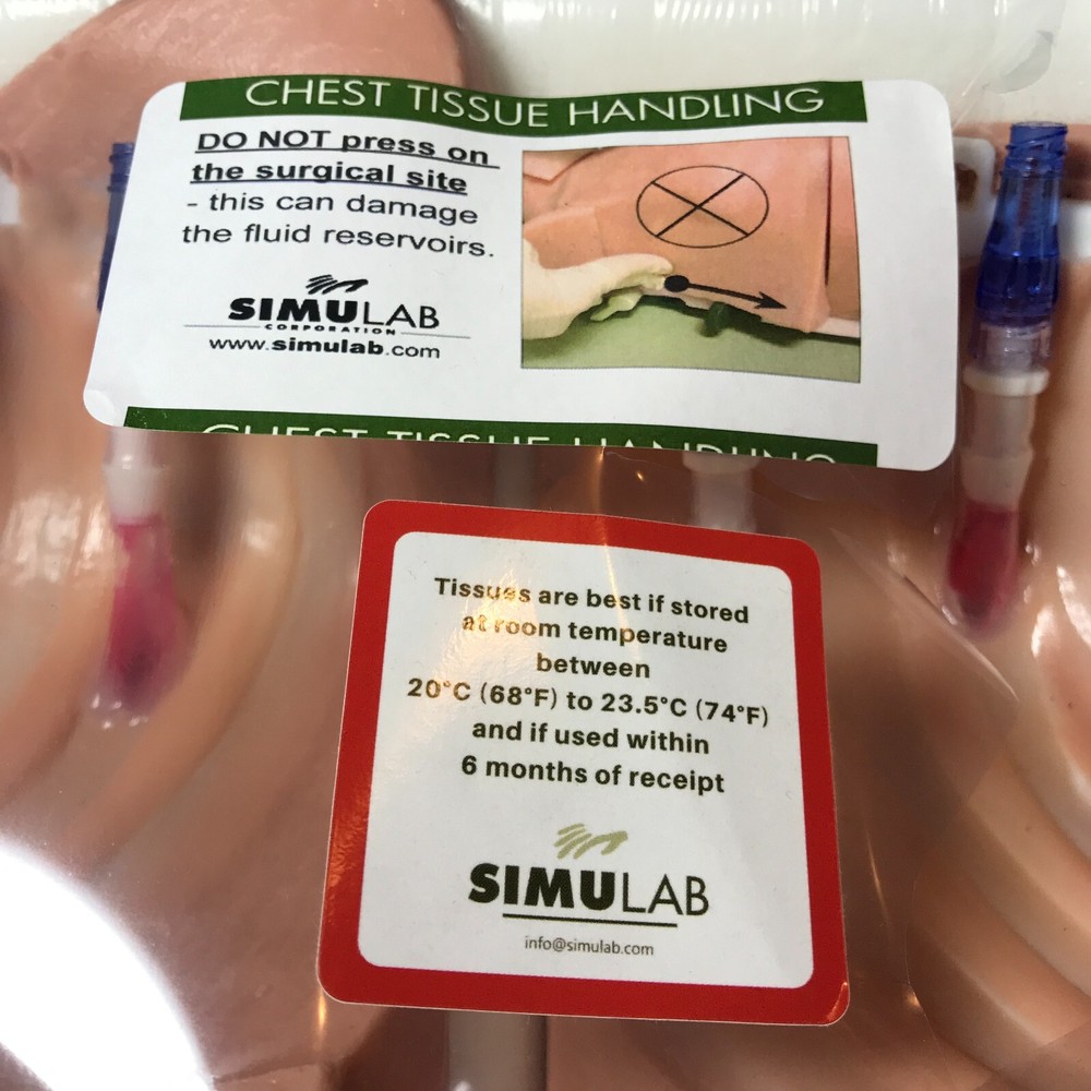 SimuLab TraumaChild 4-Student Chest Kit TC-CH 1 Left/Right Replacement Training