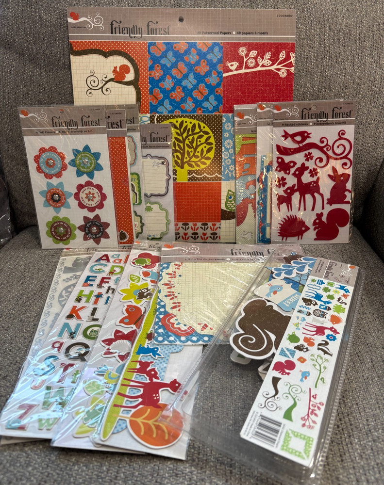Colorbok Bundle ** Friendly Forest ** (see description for details)