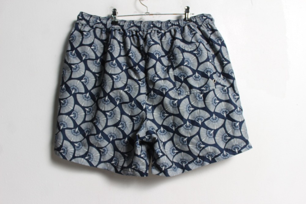 George Mens Patterned Swimming Shorts Blue - Size XL (E86)