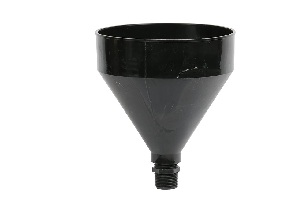 32410 Funnel King 1" Thread Polyethylene Drum Funnel - 3 Quart Capacity, 1” Thre