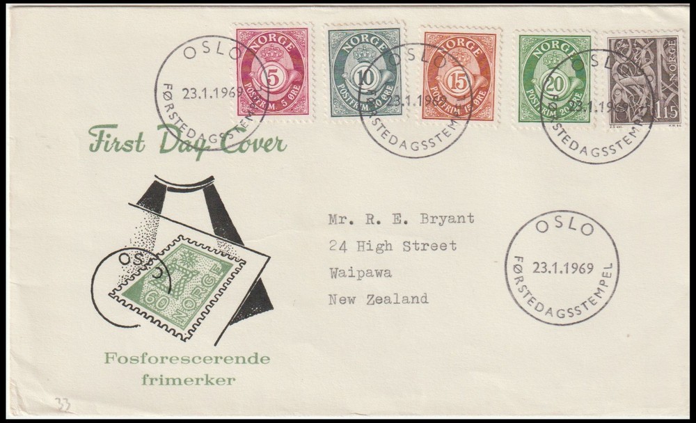 NORGE /OSLO 1969 FDC (F)