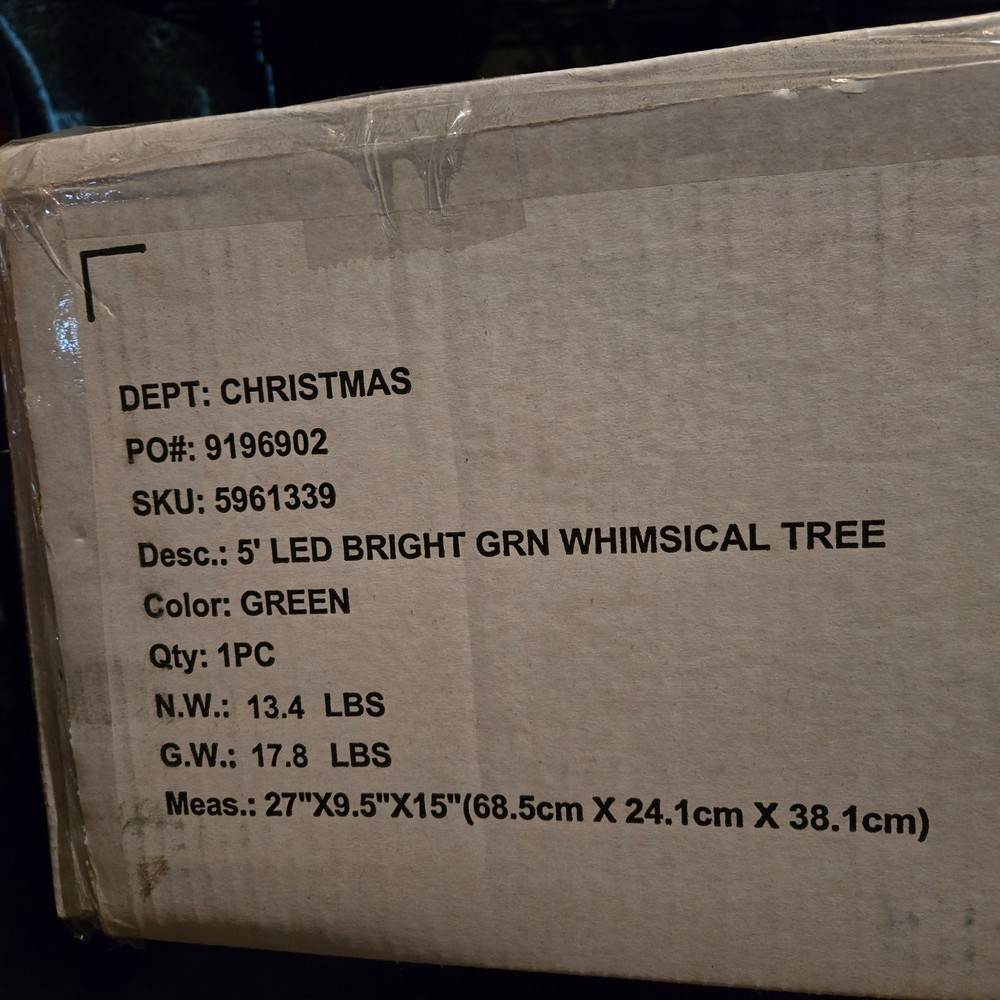 Grinch Christmas Tree 5' Whimsical