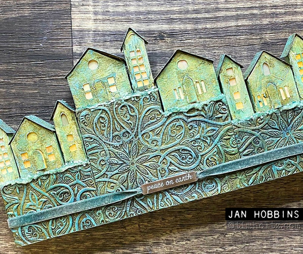 Sizzix Thinlits Paper Village 16PC set #664741 Retail $22.99 by Tim Holtz