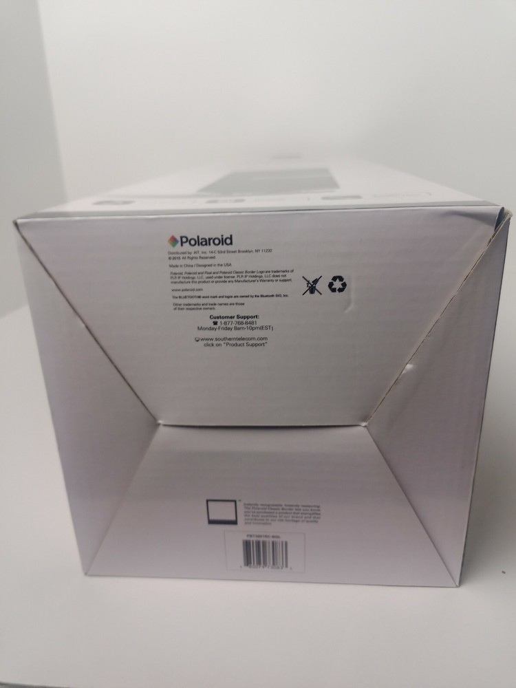 Polaroid Mini Bluetooth Tower Speaker Remote Rechargeable BLACK NEW