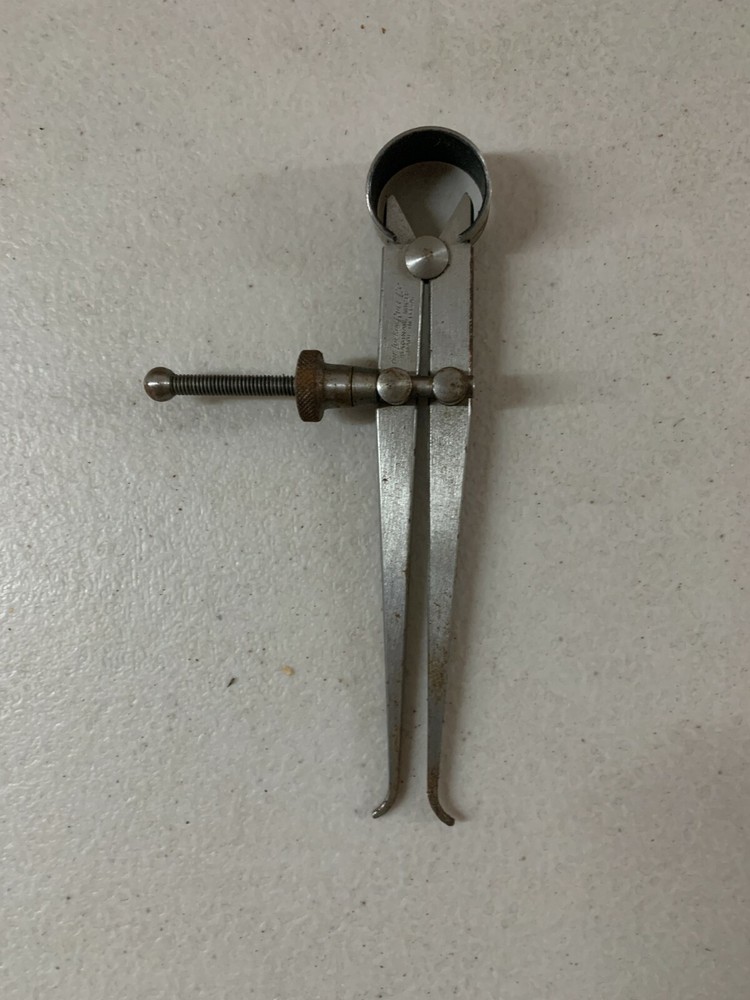 LUFKIN 42-4 INSIDE CALIPERS WITH SOLID NUT, 4"  IN STOCK