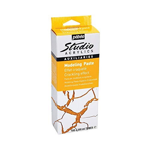 Phase Kit-2 Tubes 100 ml + 250 ml Studio Acrylics Modelling Paste Crackled