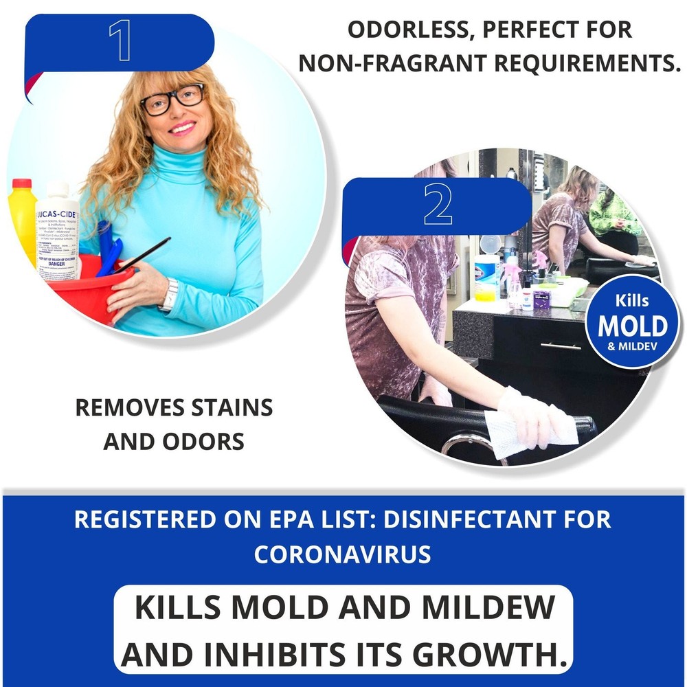 LUCAS-CIDE Disinfectant Multipurpose Surface Sanitizer,...