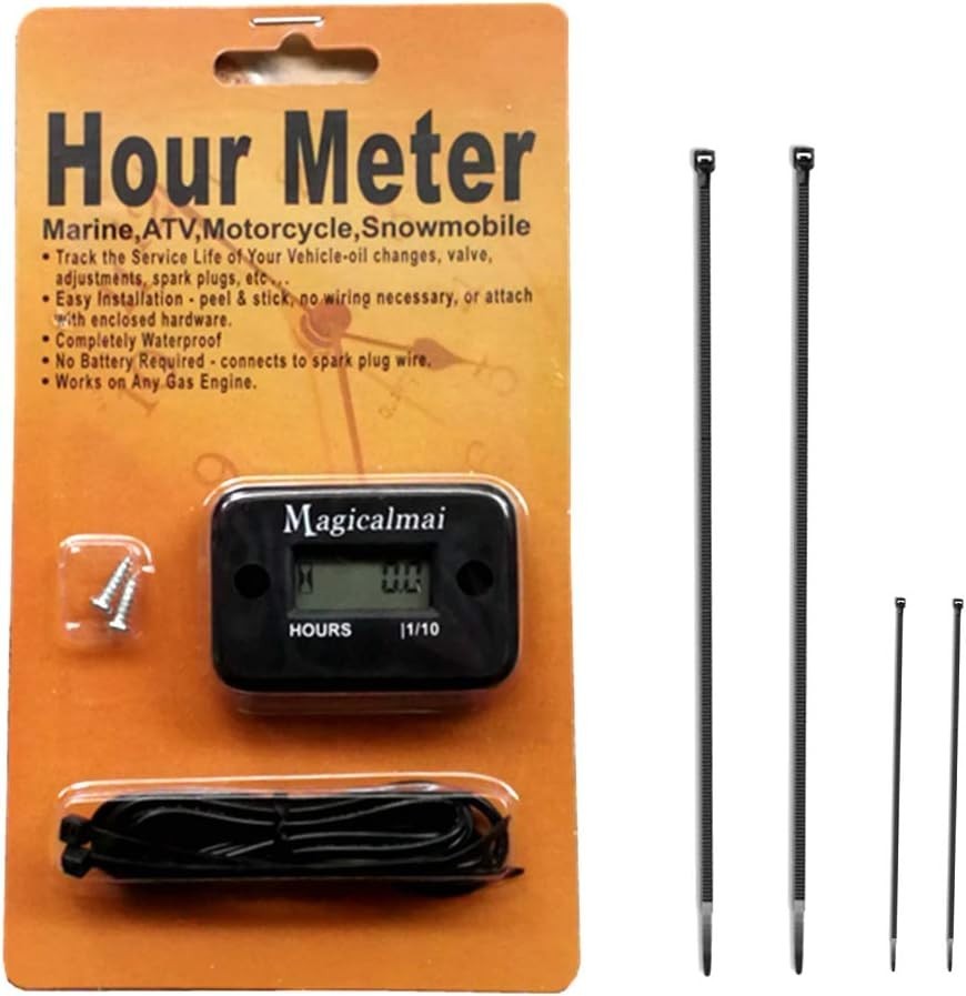 Waterproof Inductive Hour Meter for Gas Engines & Generators