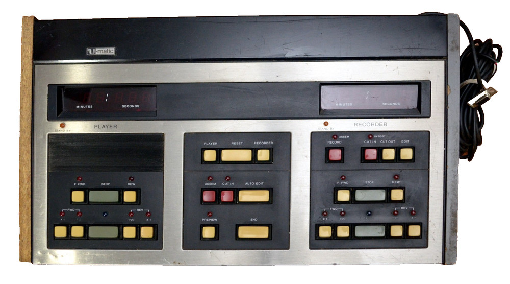 USED-SONY Video Editor-RM-430 U-Matic -Bundle includes (2)-16'ft connect cables)