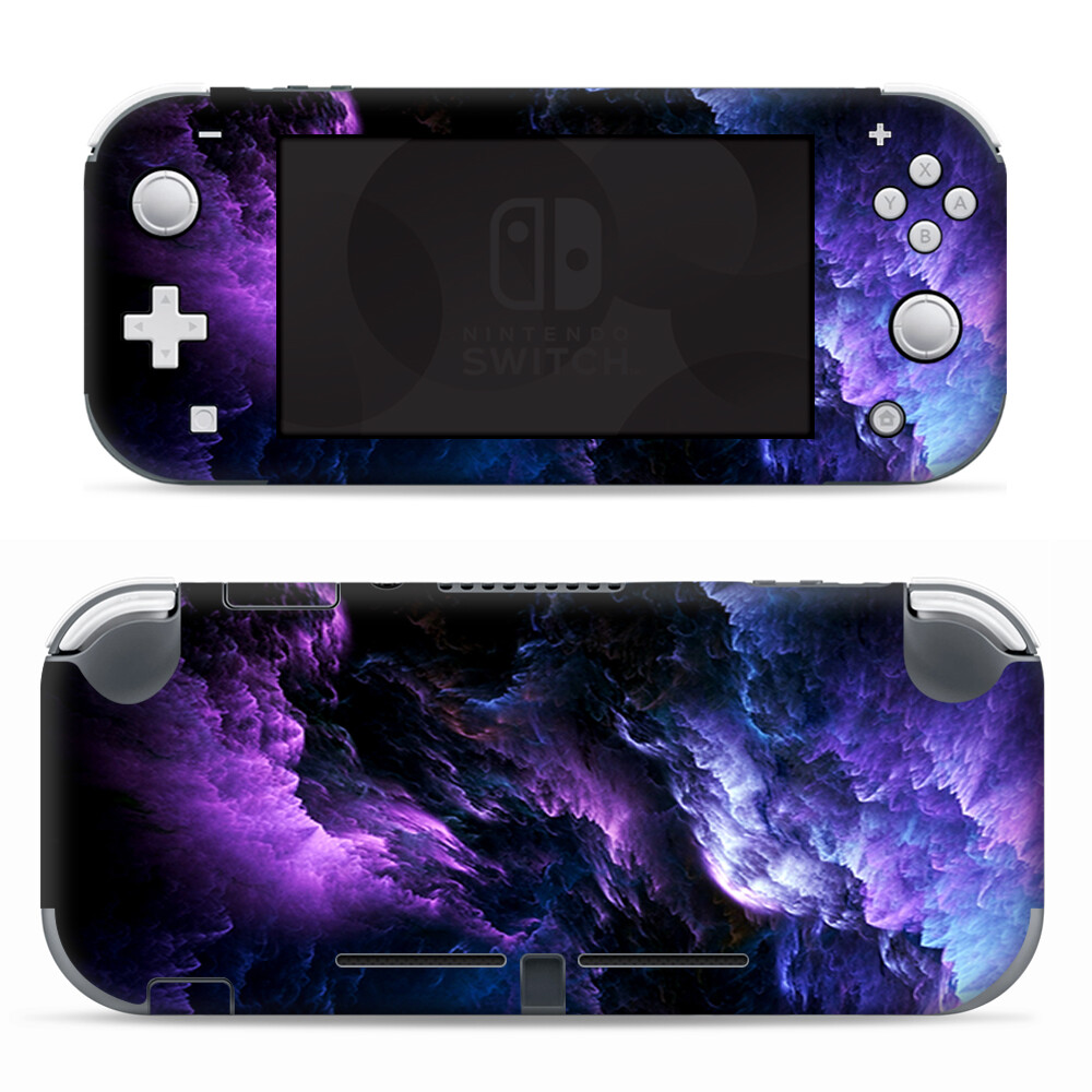 Skins Decals wrap for Nintendo Switch Lite - purple storm clouds