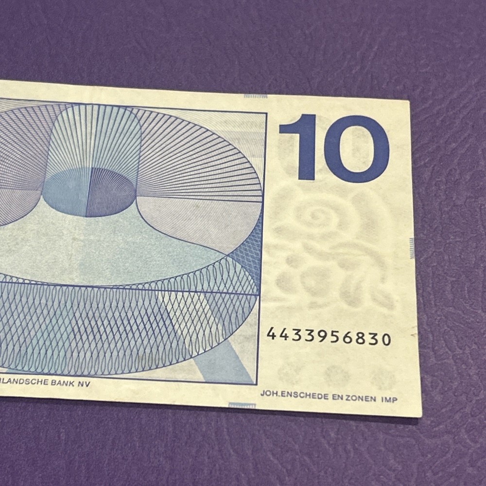Netherlands- 10 Gulden- 1968