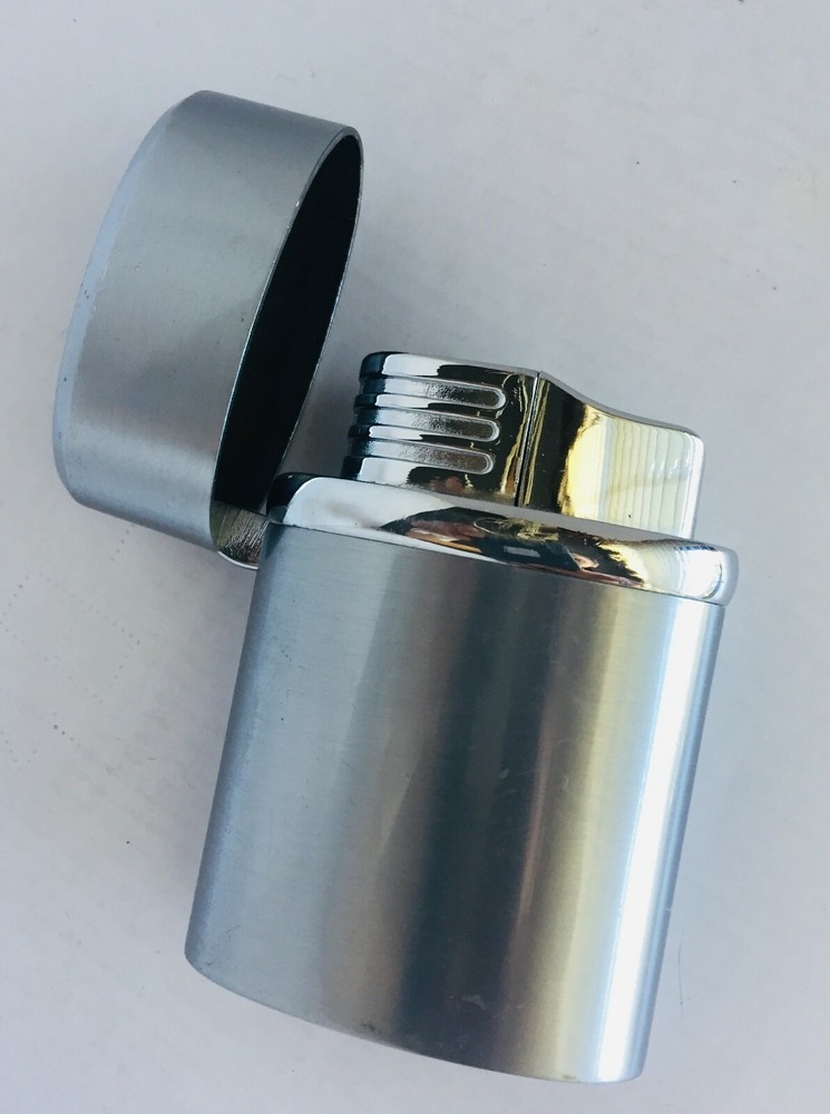 Silver/Gray Double Torch Lighters Twin Flame Refillable without Gas (Random)