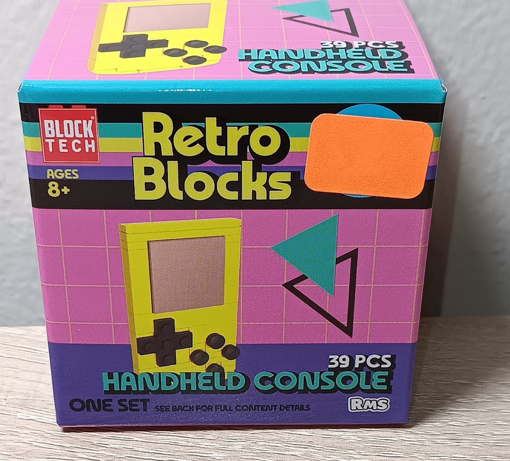 *FREE SHIP* GAMEBOY Handheld Console Retro Blocks MINI Block Tech Brick Set