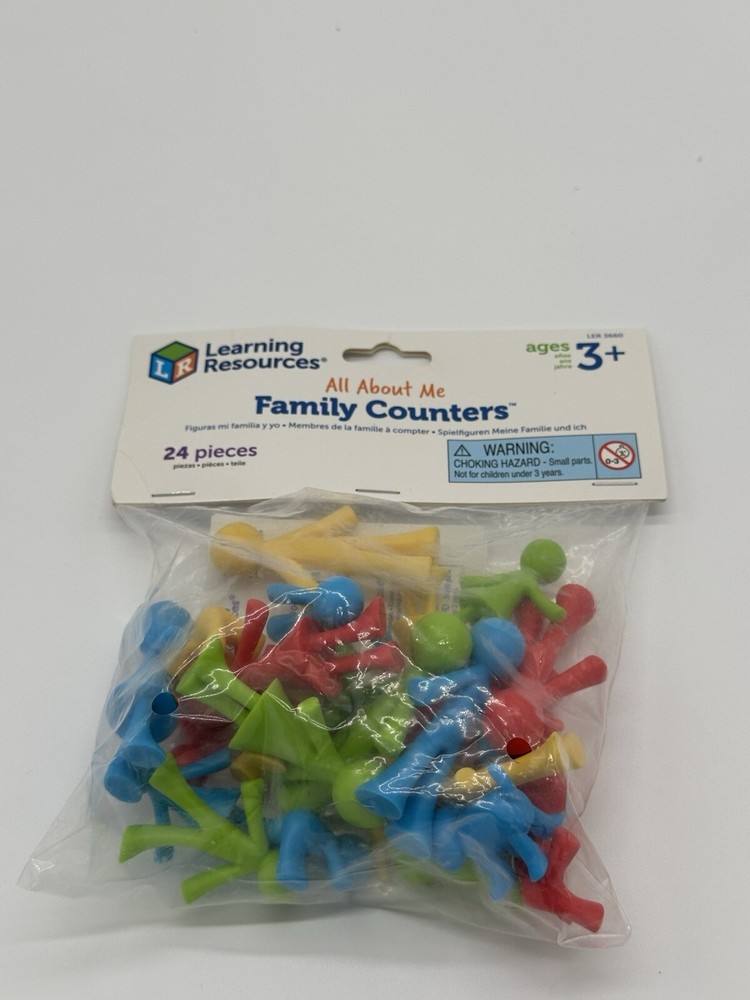 Learning Resources Family Counters Smart Pack, Tactile Learning, Counting NEW🔥