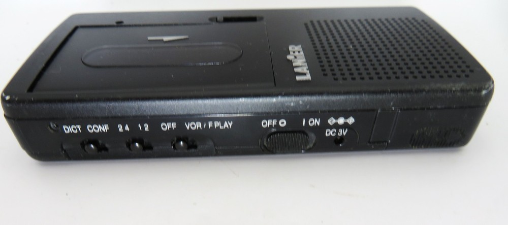 Lanier P-165 Handheld Microcassette Voice Recorder