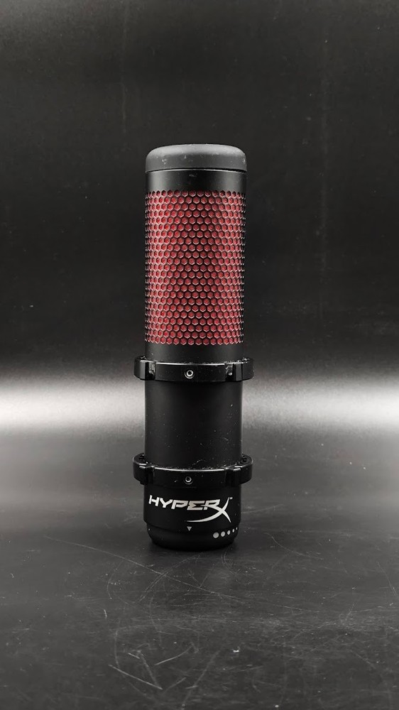 HyperX QuadCast Microphone Used Working Black/Red