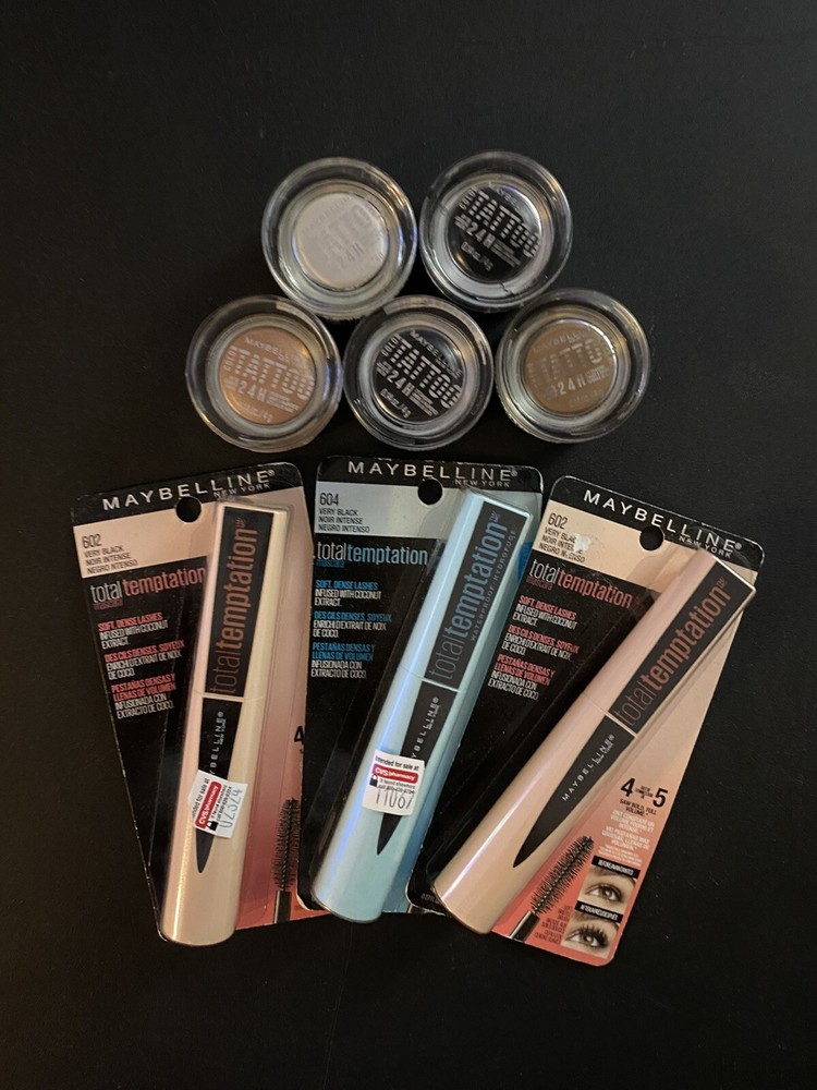 Maybelline Cosmetics Lot Of 8. New!
