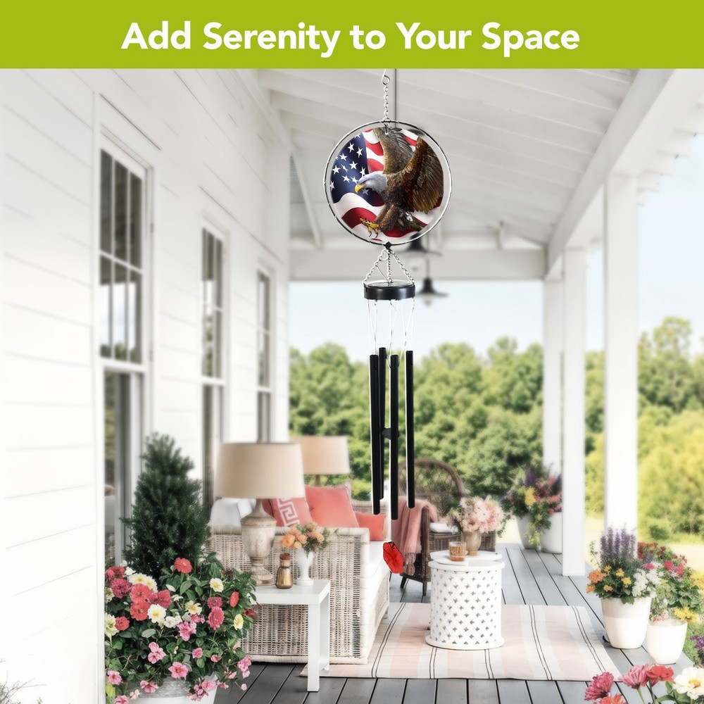 Briarwood Lane Freedom Eagle Illuminated Wind Chime