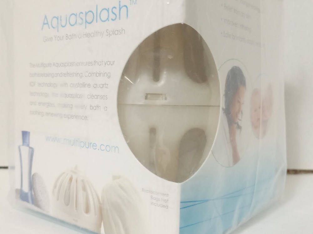 Multipure Aquasplash Bath Water Filter. Capacity: 200 Baths (1 year). KDF-55.