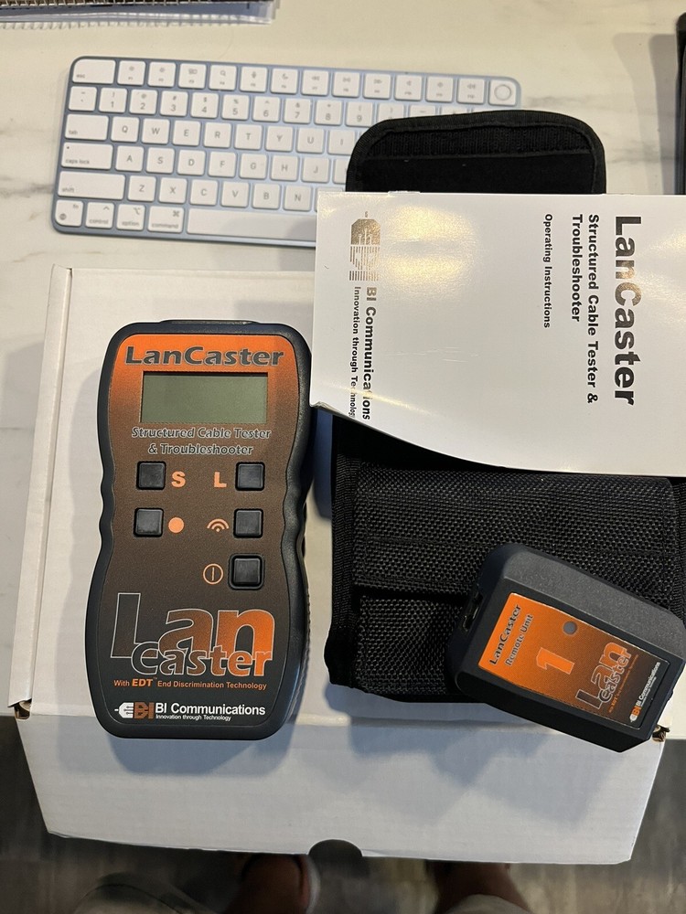 BI Communications LanCaster Network Cable Tester Troubleshooting