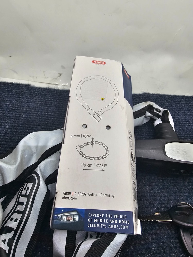 ABUS CATENA 6806K/110-6MM square Reflective (3.7′)