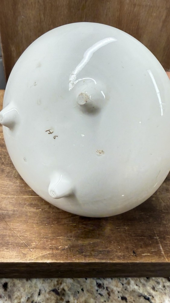 Signed Studio Pottery Tealight Holder Bear Ceramic Incense Burner 6.5”