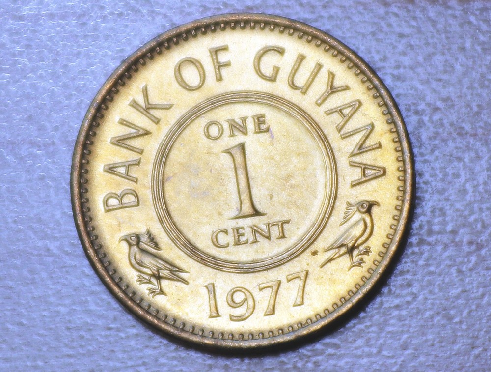 1977 Guyana 1 Cent Unc.