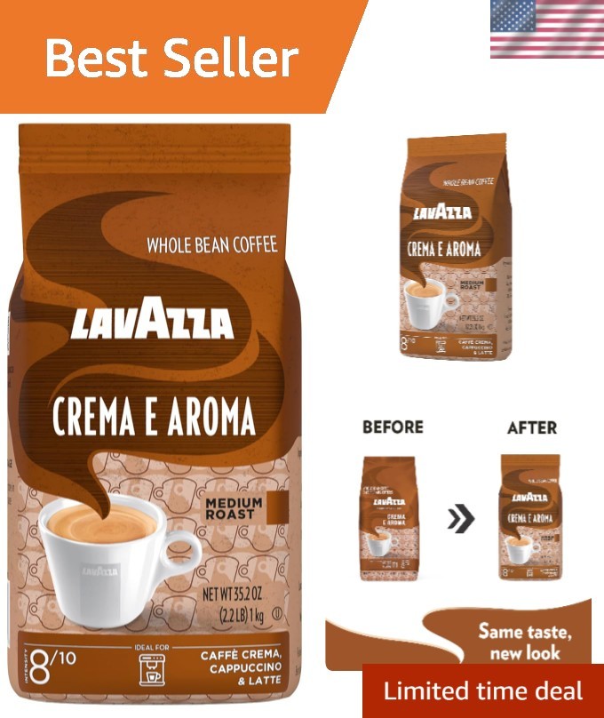 2.2 lb Crema E Aroma Coffee Blend -  Medium Roast with Chocolate Notes