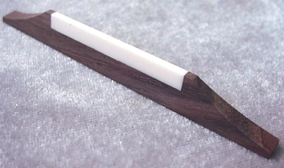 FLAT TOP MANDOLIN BRIDGE WITH SADDLE FOR GUITAR MAKER