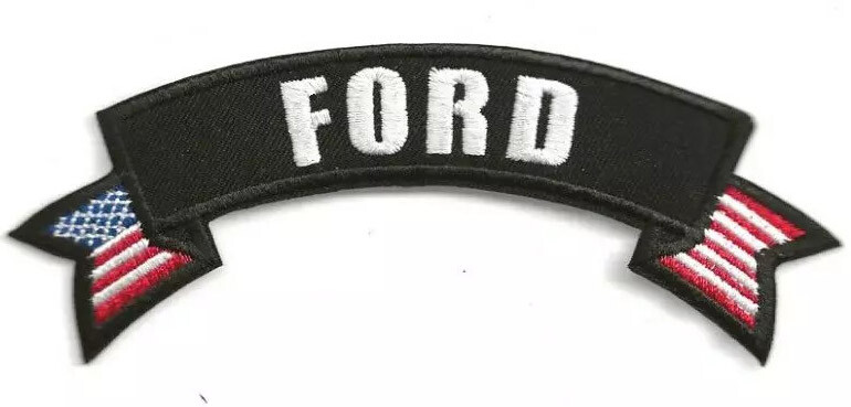 Patch - Ford Banner & Flags 5" * Unique Patch for F150 Mustang SuperDuty Falcon