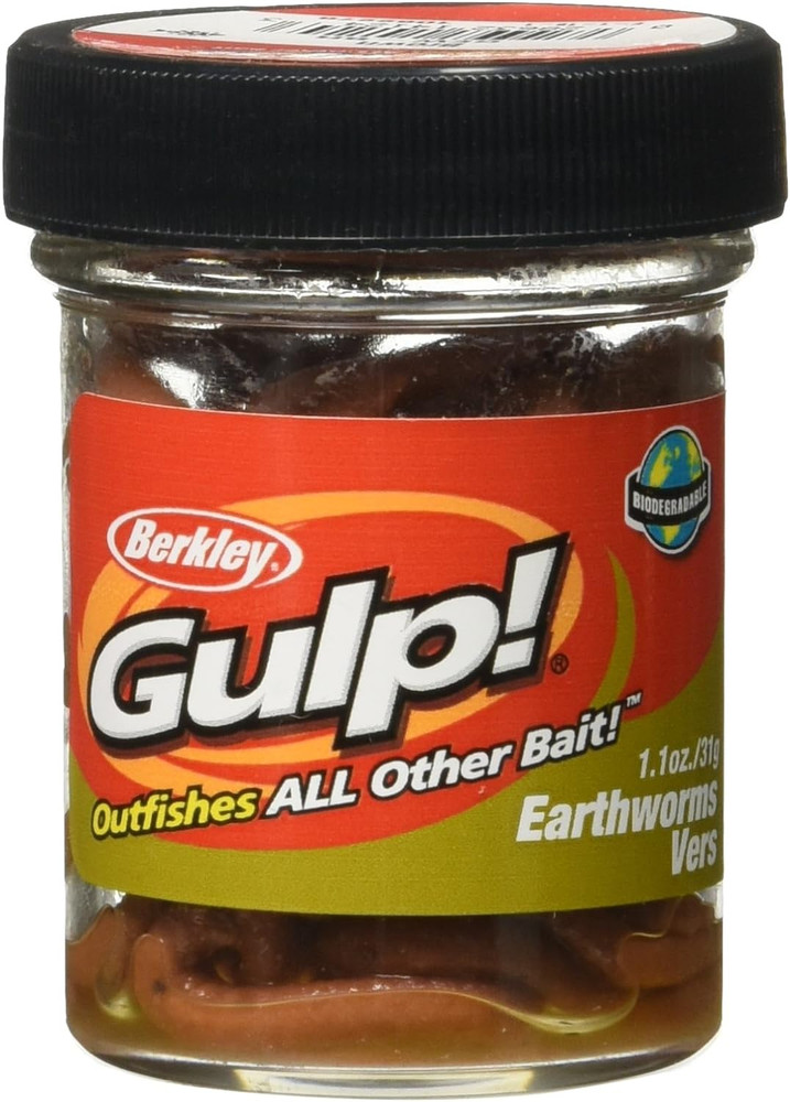 Gulp! Earthworm , Brown, 4-Inch