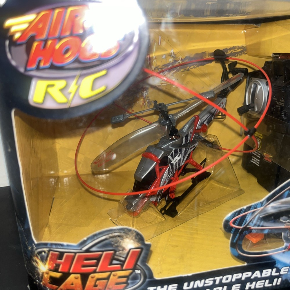 AIR HOGS HELI CAGE R/C REMOTE CONTROL HELICOPTER