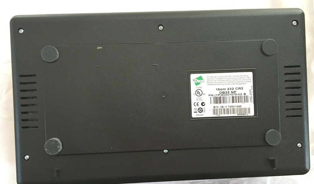 DIGI Ports Remote Digital Server /16EM Working P/N 500001078-02 B