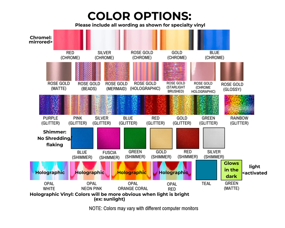 Custom Name Decal Permanent Vinyl Personalized Sticker Fancy Cursive Lettering