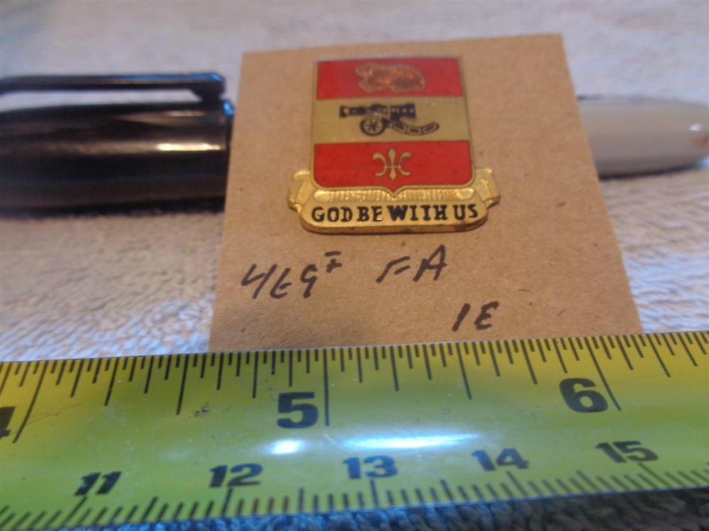 469th Field Artillery 1E Unit Crest, DI, DUI (DRAW#L4)