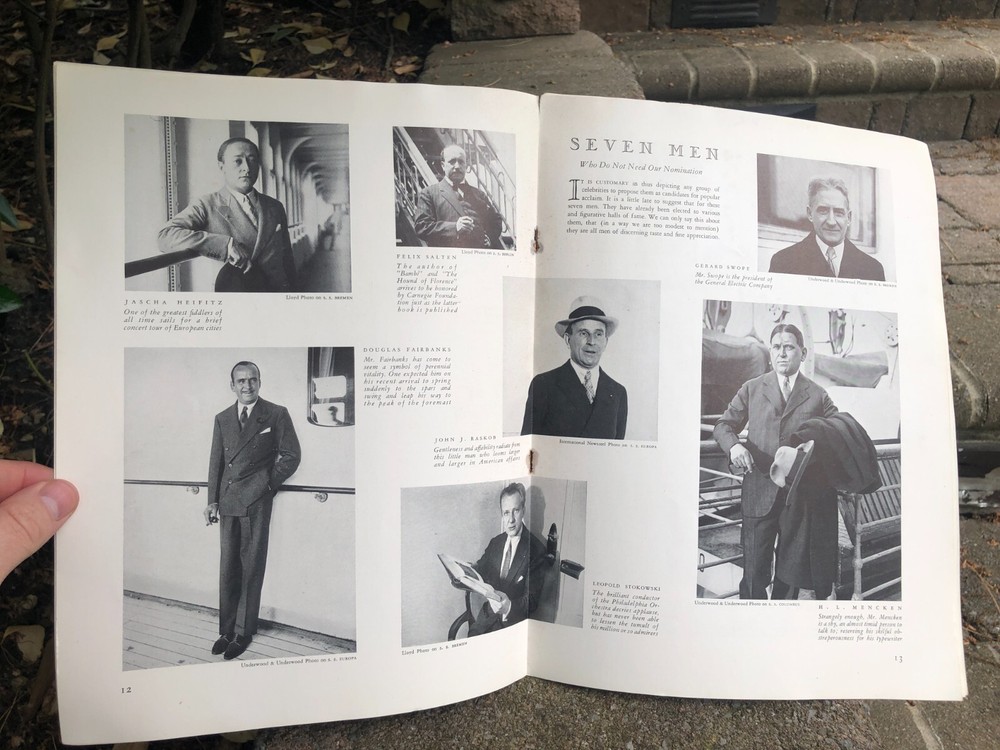 1930 North German Lloyd "Seven Seas" Brochure