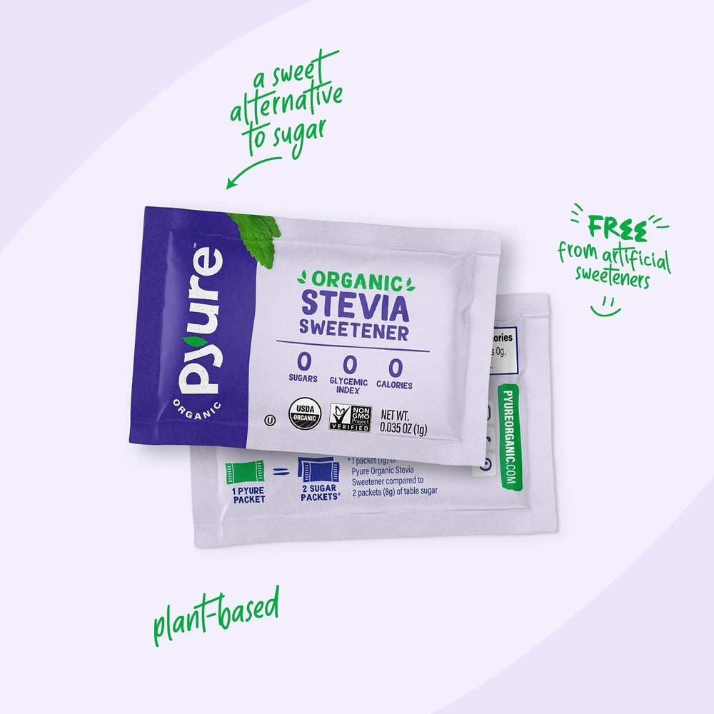 Organic Stevia Packets | Granulated Sugar Packets - White Sugar Substitute | ...