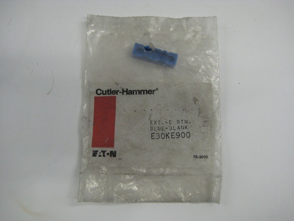 CUTLER HAMMER E30KE900 BTN EXTD BLUE BLANK TYPE E NSMP