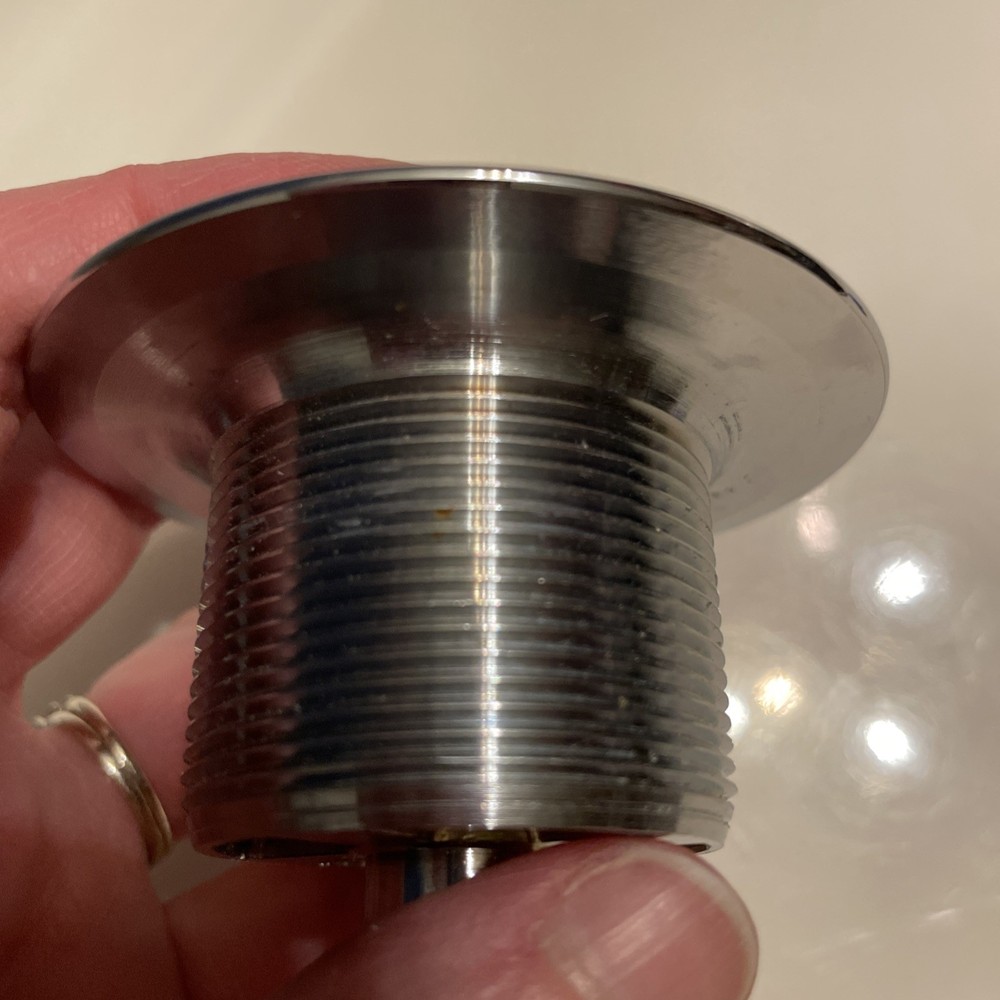 Watco Push-Pull Tub Drain Closure Stainless Steel