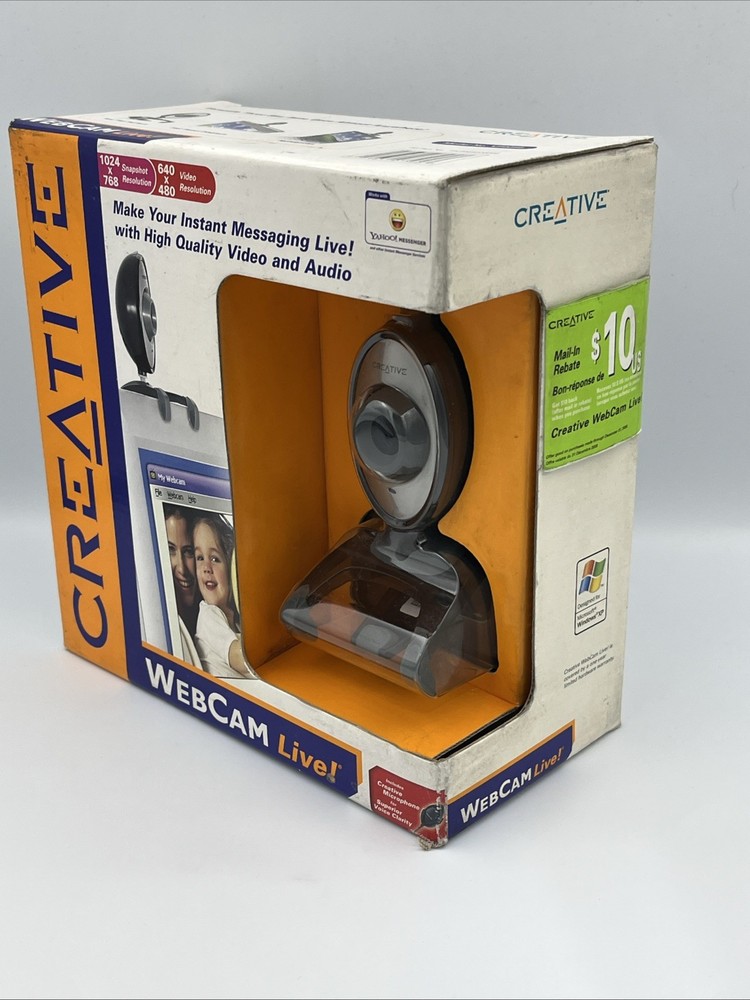 Creative Live! WebCam for Windows XP & Me 2004 NOS