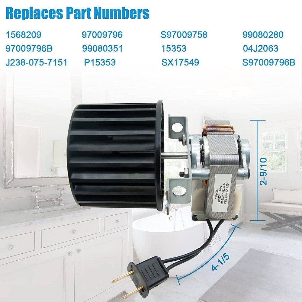 S97009796 Fan Blower Assembly for Bulb Heaters Replacement for Bron