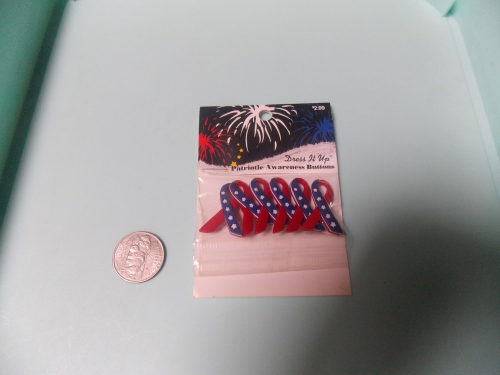 Dress It Up Patriotic Buttons