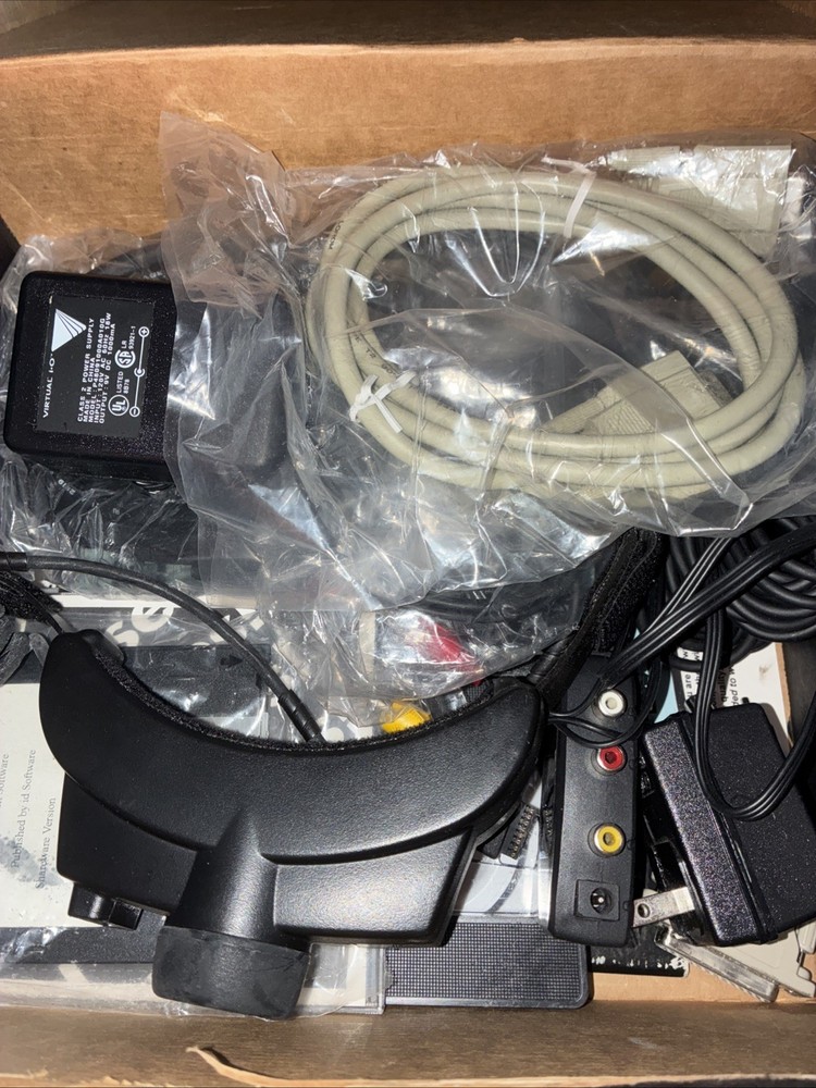 NOS Virtual IO i-Glasses Headset Virtual Display Systems 1995 COMPLETE SEALED