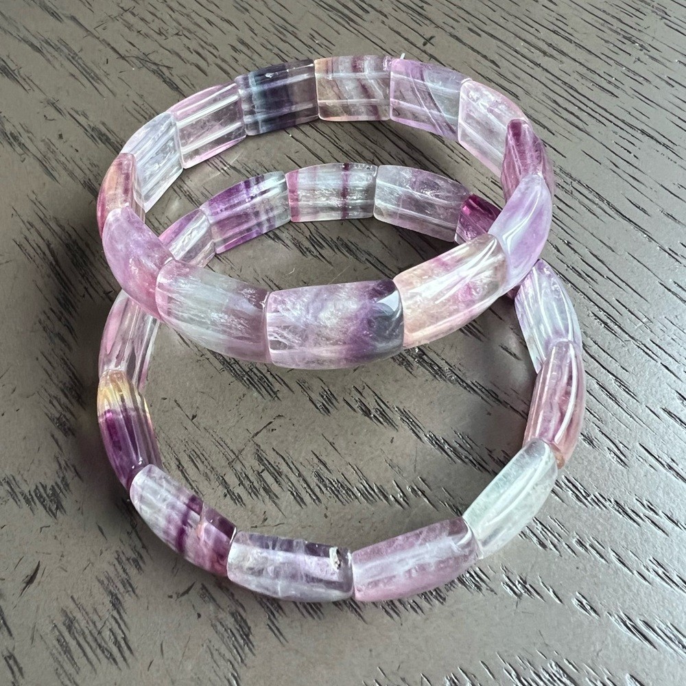 Fluorite soft bangle