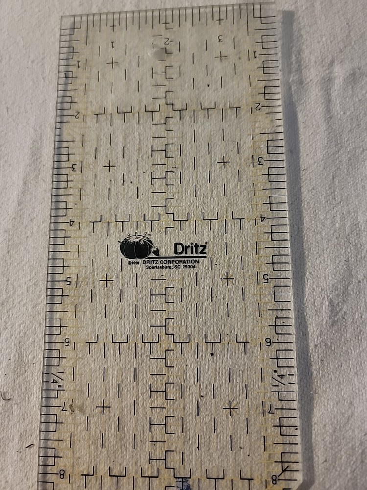 Dritz 45 Degree Angle Quilting Ruler – 4” x 12”