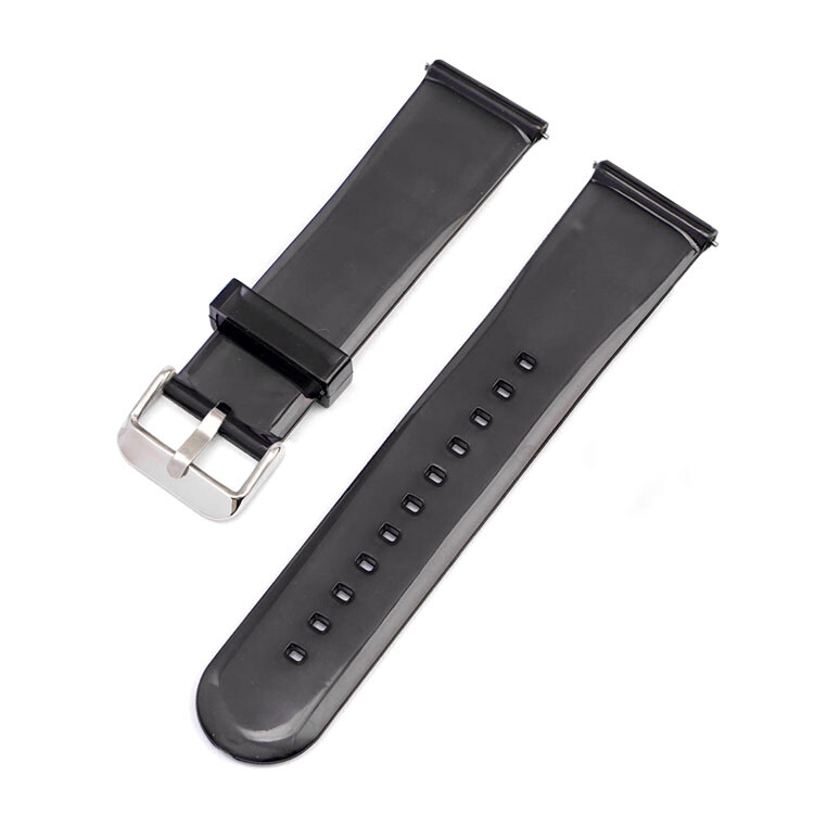 Clear Silicone Watch Strap Band Replacement Watchband Quick Release 20 22mm