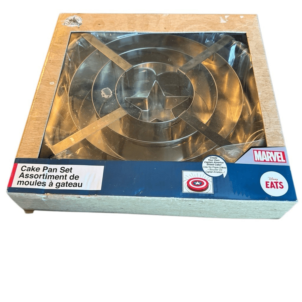 Disney Eats Captain Marvel Shield Cake Pan Set *New*